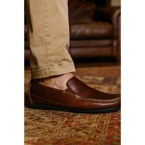 Cole Haan Tucker Venetian Brown Leather Casual Comfort Loafers Men 10.5M Preppy